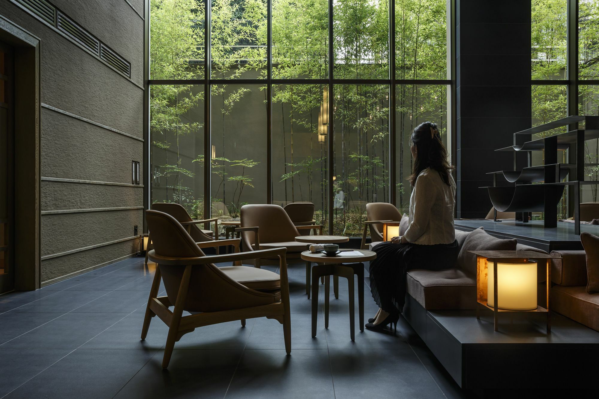 Hotel The Celestine Kyoto Gion Luaran gambar The lounge at the hotel